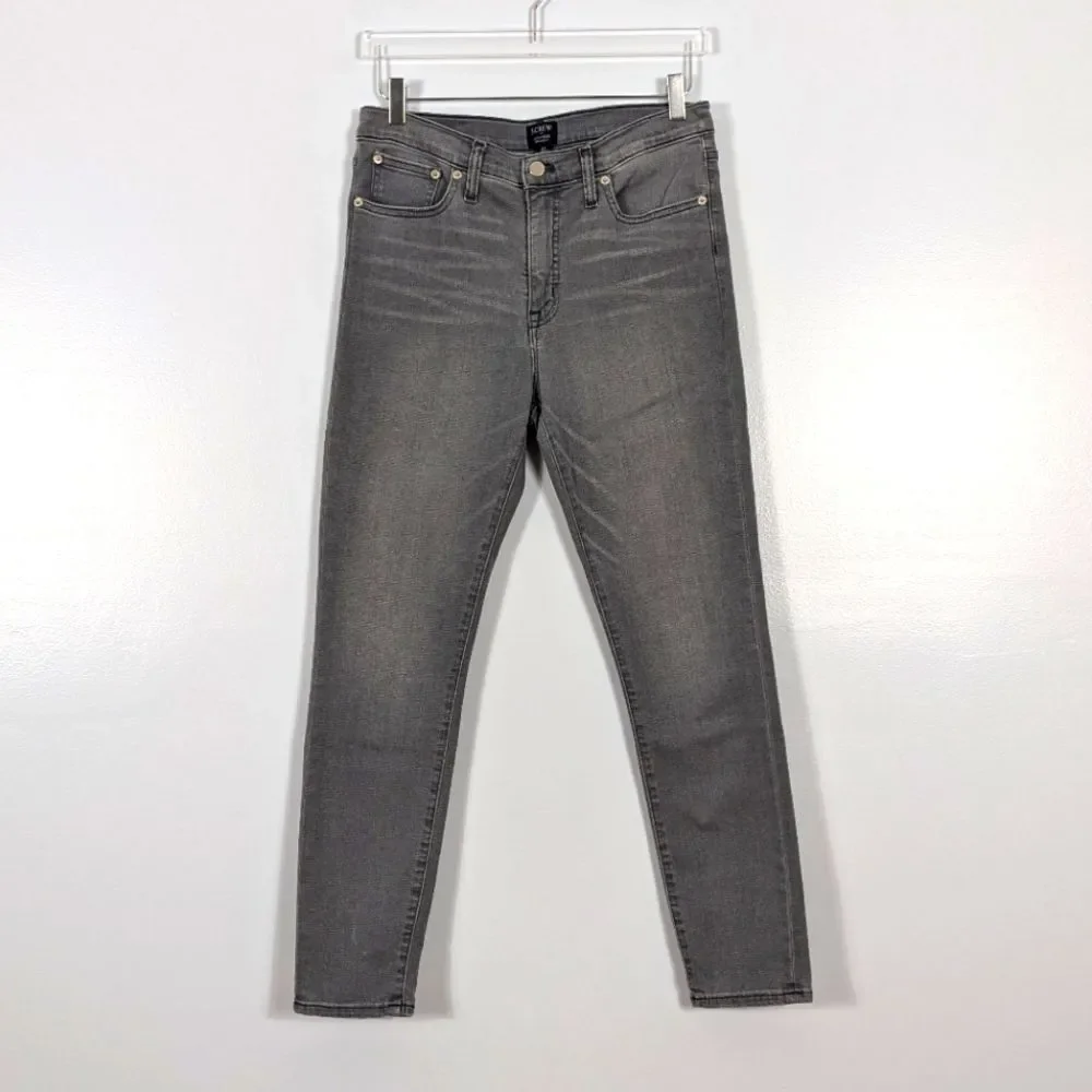 J. Crew Gray High Rise Skinny Jeans Women's 29